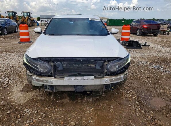 1HGCV1F39KA062128 2019 HONDA ACCORD White Դիմացի տեսք