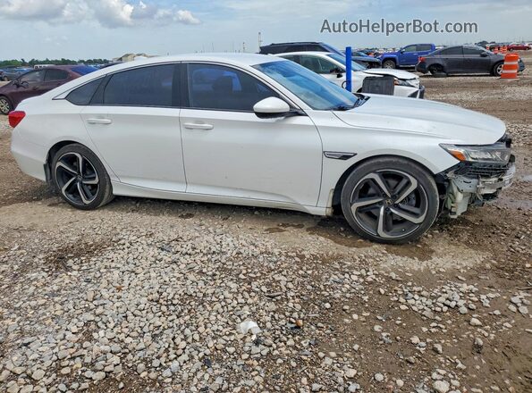 1HGCV1F39KA062128 2019 HONDA ACCORD White Առջևի աջ