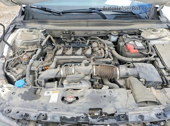 1HGCV1F39KA062128 2019 HONDA ACCORD White Սալոնի հետևի տեսք