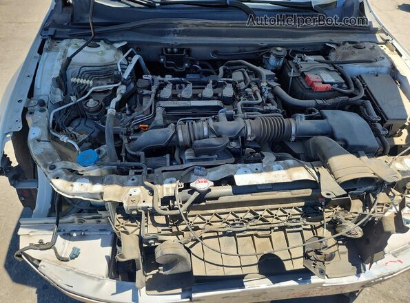 1HGCV1F39KA072304 2019 HONDA ACCORD White Rear interior view