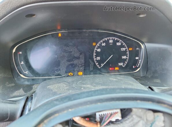 1HGCV1F39KA072738 2019 HONDA ACCORD Black Instrument cluster view
