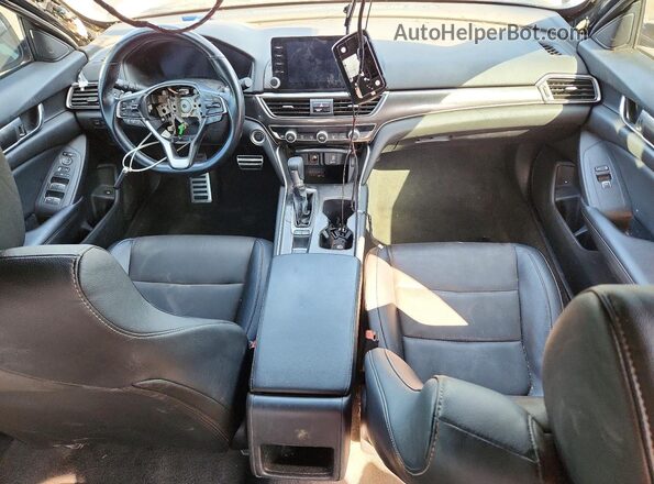 1HGCV1F39KA072738 2019 HONDA ACCORD Black Dashboard view