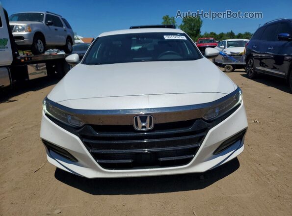 1HGCV1F39KA088454 2019 HONDA ACCORD White Front view