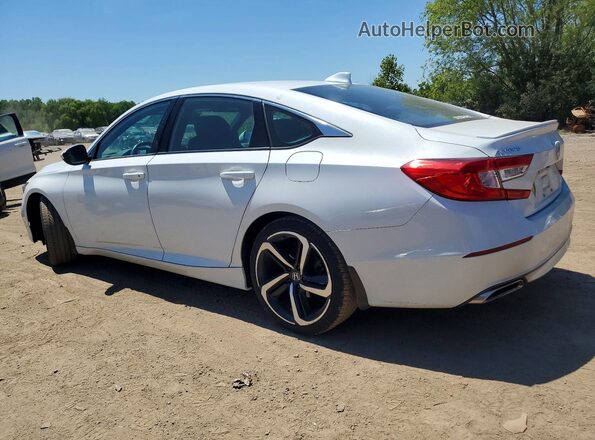 1HGCV1F39KA088454 2019 HONDA ACCORD White Rear left