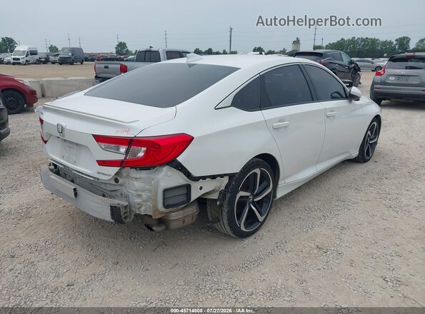 1HGCV1F39KA112882 2019 HONDA ACCORD White Trasero derecho