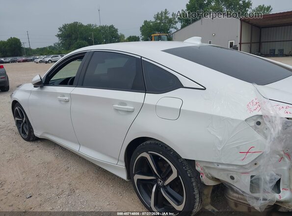 1HGCV1F39KA112882 2019 HONDA ACCORD White Vista interior de 360 grados