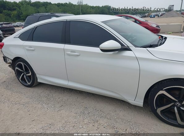 1HGCV1F39KA112882 2019 HONDA ACCORD White Vista interior trasera