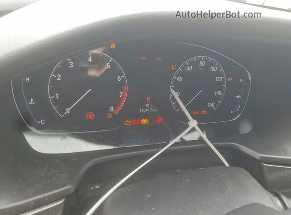 1HGCV1F39KA151729 2019 HONDA ACCORD Black Widok zestawu wskaźników