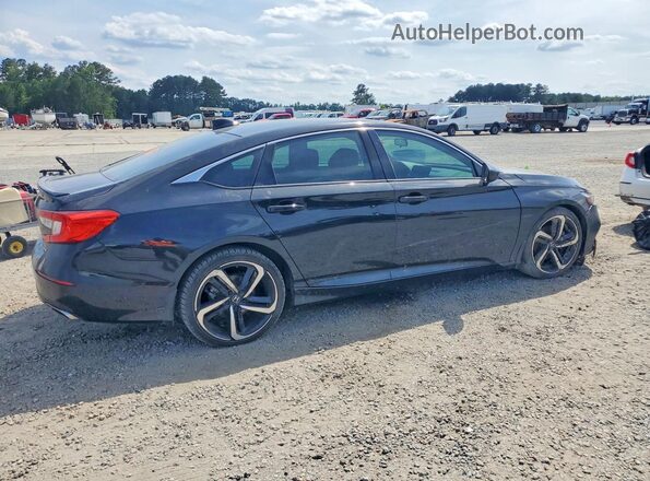 1HGCV1F39KA151729 2019 HONDA ACCORD Black Tył prawy