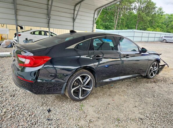 1HGCV1F39KA160656 2019 HONDA ACCORD Black Trasero derecho