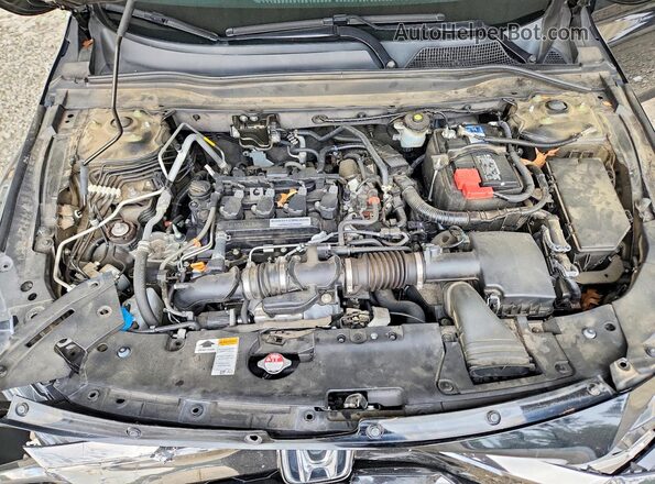 1HGCV1F39KA160656 2019 HONDA ACCORD Black Vista interior trasera