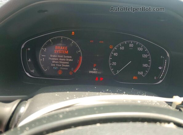 1HGCV1F39KA160656 2019 HONDA ACCORD Black Vista del cuadro de instrumentos