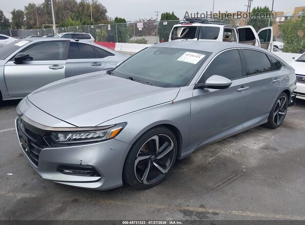 1HGCV1F39LA013951 2020 HONDA ACCORD Серебряный Передняя левая четверть