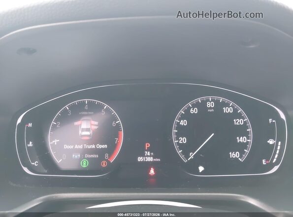 1HGCV1F39LA013951 2020 HONDA ACCORD Серебряный Вид задних сидений