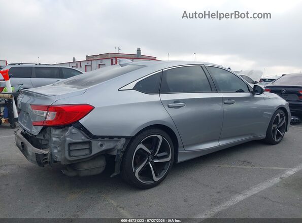 1HGCV1F39LA013951 2020 HONDA ACCORD Серебряный Панорамный вид салона 360°