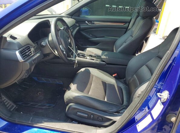 1HGCV1F39LA073535 2020 HONDA ACCORD Blue Widok wnętrza z przodu