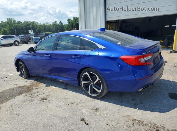 1HGCV1F39LA073535 2020 HONDA ACCORD Blue Tył lewy