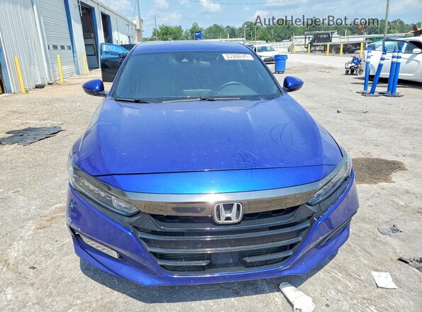 1HGCV1F39LA073535 2020 HONDA ACCORD Blue Widok z przodu