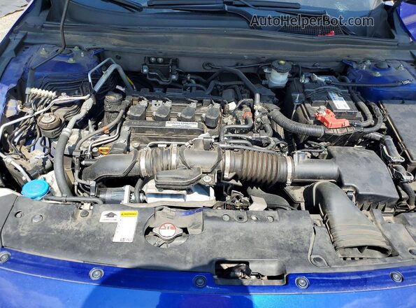 1HGCV1F39LA073535 2020 HONDA ACCORD Blue Widok wnętrza z tyłu