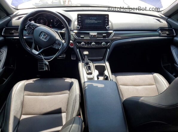 1HGCV1F39LA073535 2020 HONDA ACCORD Blue Widok deski rozdzielczej