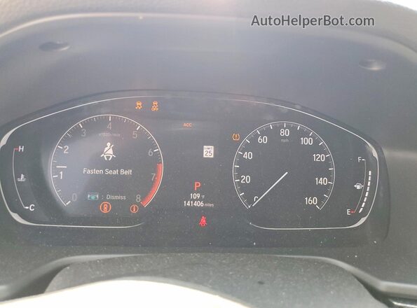 1HGCV1F39LA073535 2020 HONDA ACCORD Blue Widok zestawu wskaźników