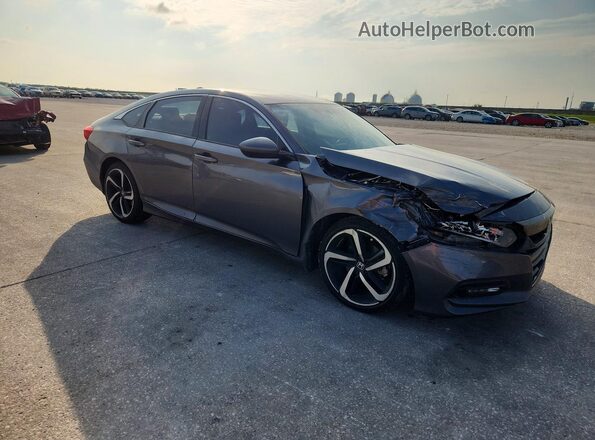 1HGCV1F39LA111166 2020 HONDA ACCORD Угольный Передняя правая четверть