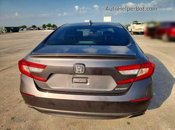 1HGCV1F39LA111166 2020 HONDA ACCORD Угольный Вид сзади