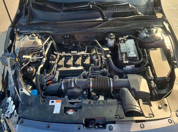 1HGCV1F39LA111166 2020 HONDA ACCORD Угольный Вид задней части салона