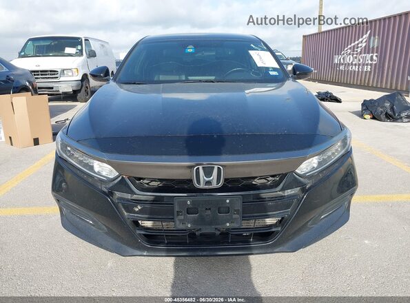 1HGCV1F39LA140912 2020 HONDA ACCORD Black წინა ხედი