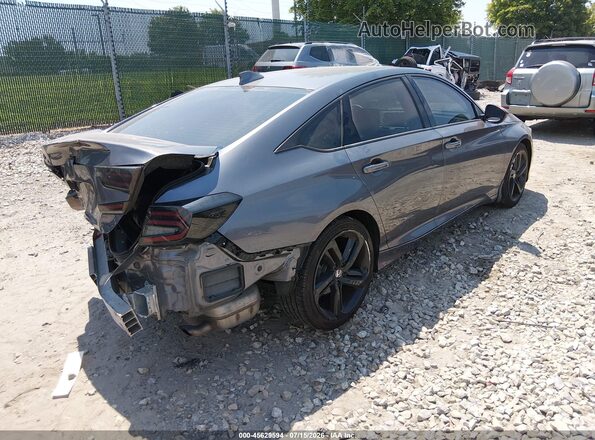1HGCV1F39LA143406 2020 HONDA ACCORD Gray Հետևի աջ