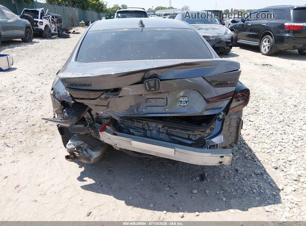 1HGCV1F39LA143406 2020 HONDA ACCORD Gray Դիմացի տեսք