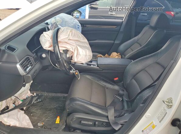 1HGCV1F39LA143860 2020 HONDA ACCORD Белый Вид салона спереди