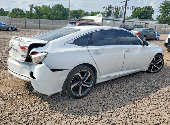1HGCV1F39LA143860 2020 HONDA ACCORD Белый Задняя правая четверть