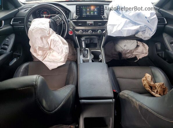 1HGCV1F39LA143860 2020 HONDA ACCORD Белый Вид панели приборов