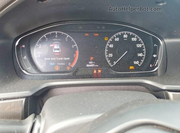 1HGCV1F39LA143860 2020 HONDA ACCORD Белый Вид щитка приборов