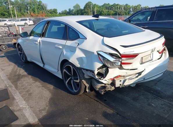 1HGCV1F39MA031139 2021 HONDA ACCORD White Задня ліва чверть