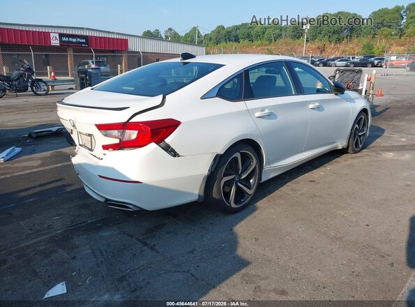 1HGCV1F39MA031139 2021 HONDA ACCORD White Задня права чверть