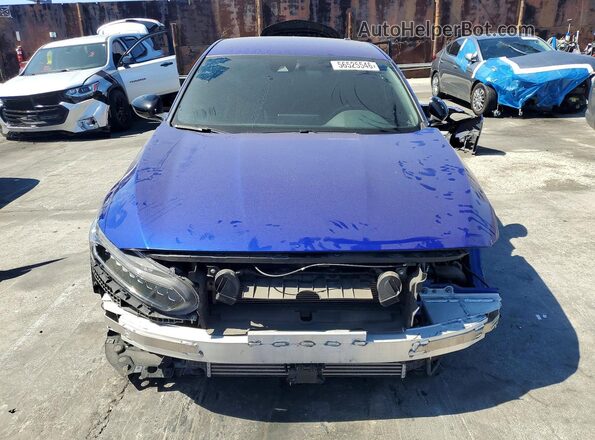 1HGCV1F39MA064383 2021 HONDA ACCORD Blue Vista frontal