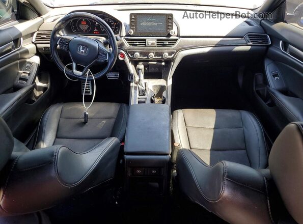 1HGCV1F39MA064383 2021 HONDA ACCORD Blue Vista del salpicadero