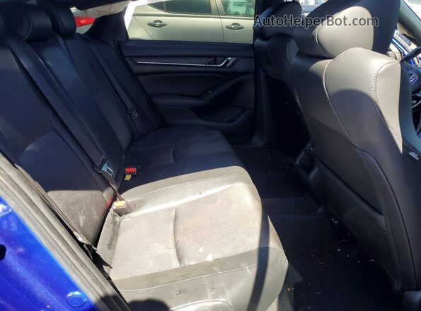 1HGCV1F39MA064383 2021 HONDA ACCORD Blue Vista de los asientos traseros