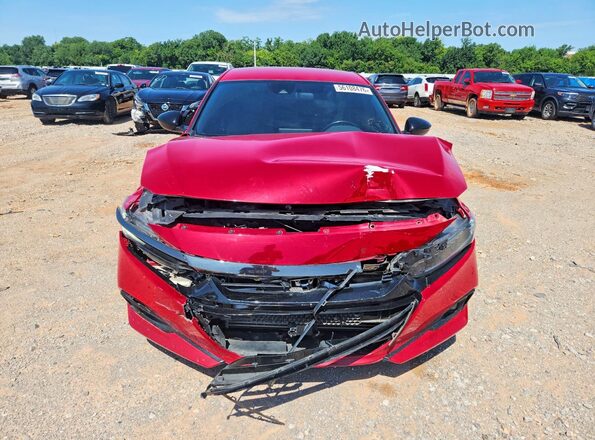 1HGCV1F39MA082396 2021 HONDA ACCORD Red Vista frontal