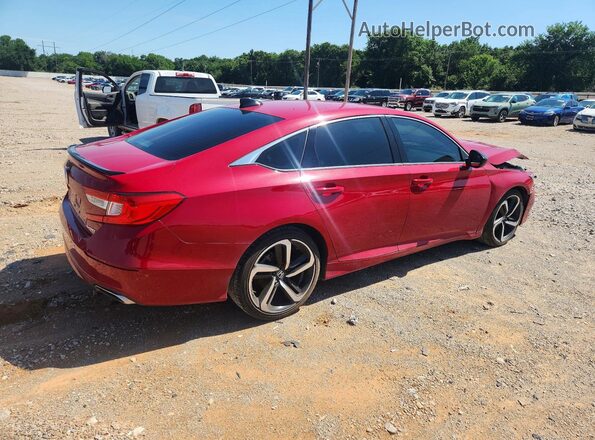 1HGCV1F39MA082396 2021 HONDA ACCORD Red Trasero derecho