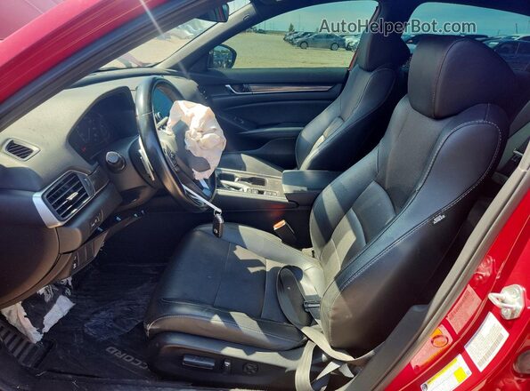 1HGCV1F39MA082396 2021 HONDA ACCORD Red Vista interior delantera