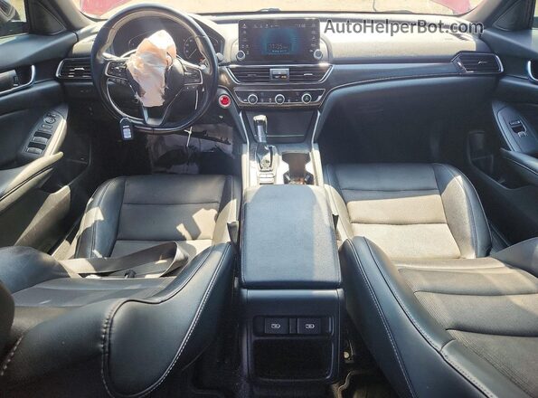 1HGCV1F39MA082396 2021 HONDA ACCORD Red Vista del salpicadero