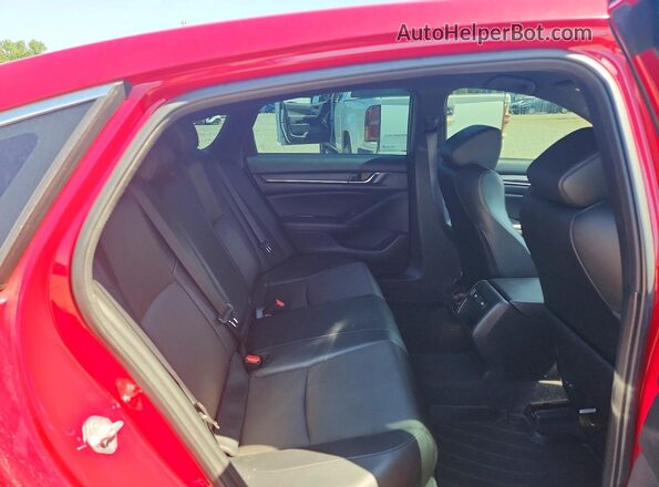 1HGCV1F39MA082396 2021 HONDA ACCORD Red Vista de los asientos traseros