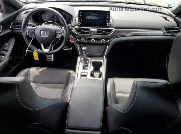 1HGCV1F39MA113808 2021 HONDA ACCORD Gray Vista del salpicadero