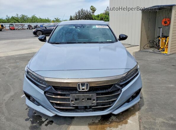 1HGCV1F39MA113808 2021 HONDA ACCORD Gray Vista frontal