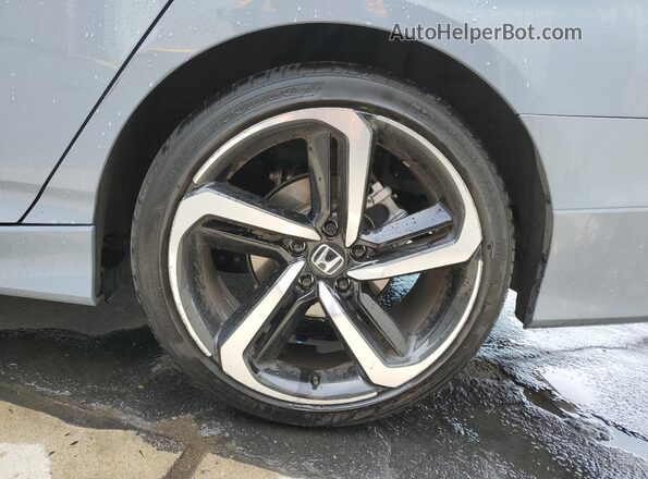 1HGCV1F39MA113808 2021 HONDA ACCORD Gray Vista interior de 360 grados