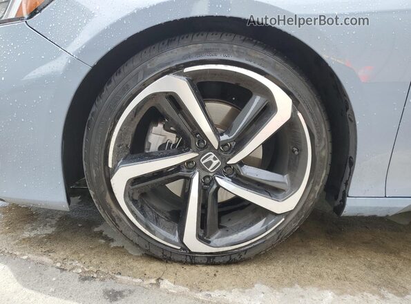 1HGCV1F39MA113808 2021 HONDA ACCORD Gray Vista de la etiqueta del VIN