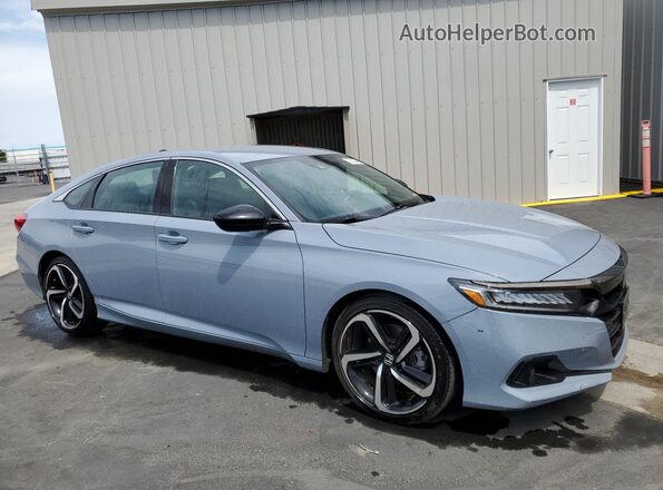1HGCV1F39MA113808 2021 HONDA ACCORD Gray 